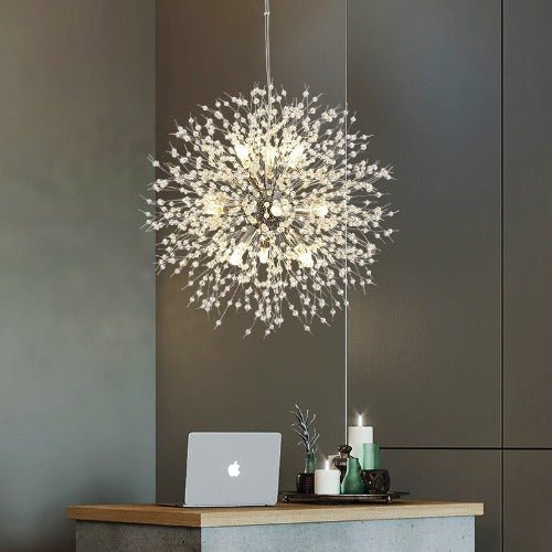 modern living room chandelier